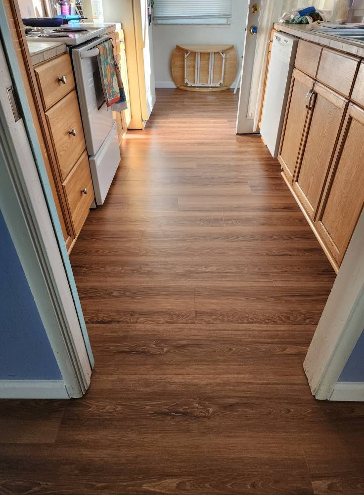 Kitchen — Tile to LVP after